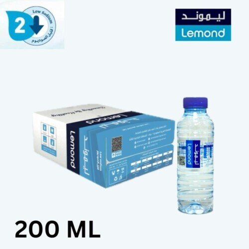 مياه ليموند 200 مل كرتون × 48 عبوة